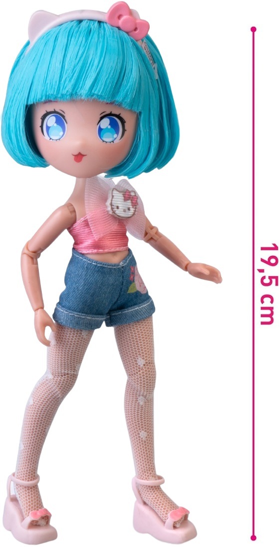 Игровой набор 4SF Manga Dolls серии "Hello Kitty" – Красотка Пинк на скутере (с аксесс.) (HKTF3000) фото 