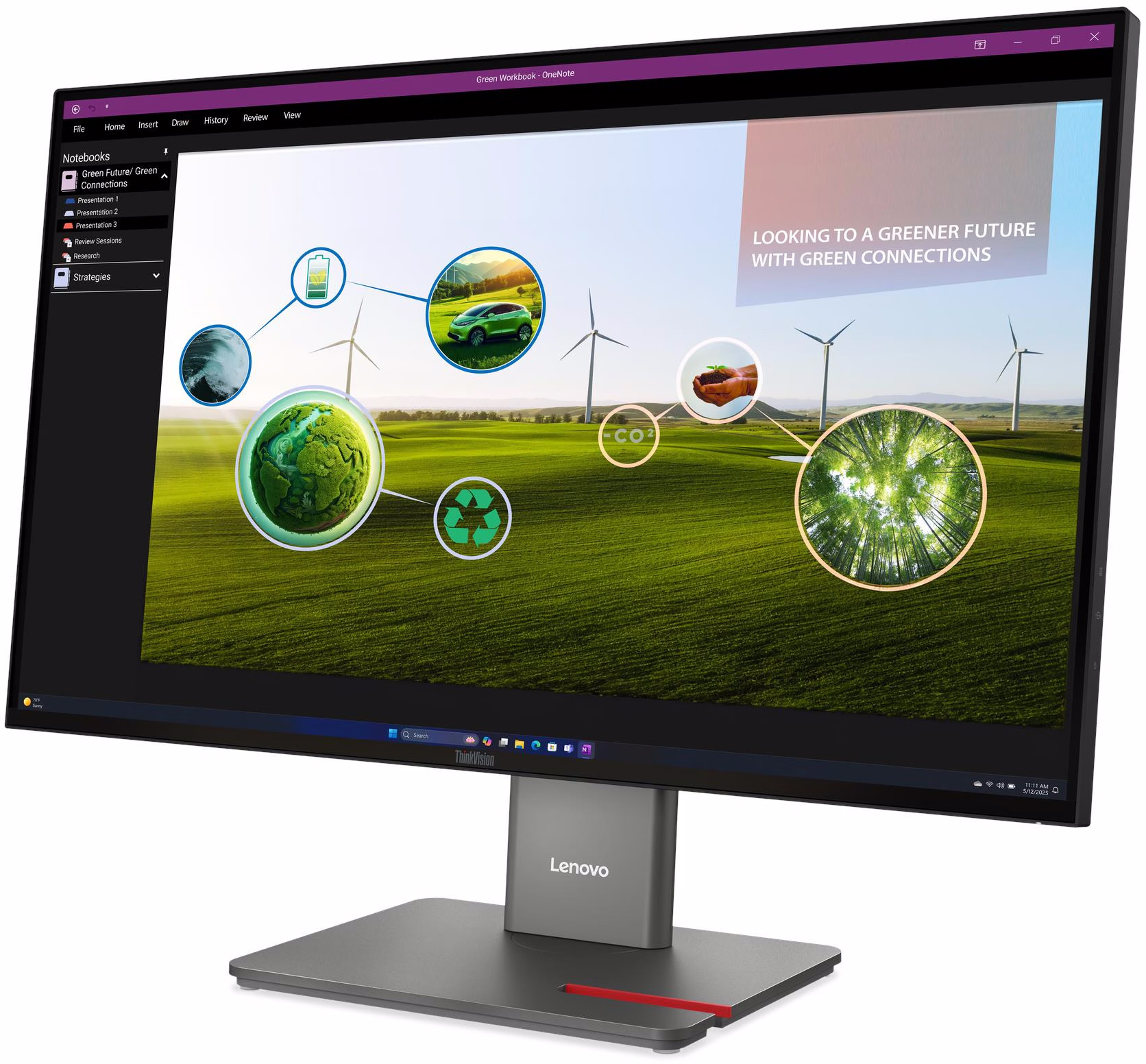Монитор 27'' LENOVO ThinkVision P27q-40 (64A7GAT6UA) фото 3