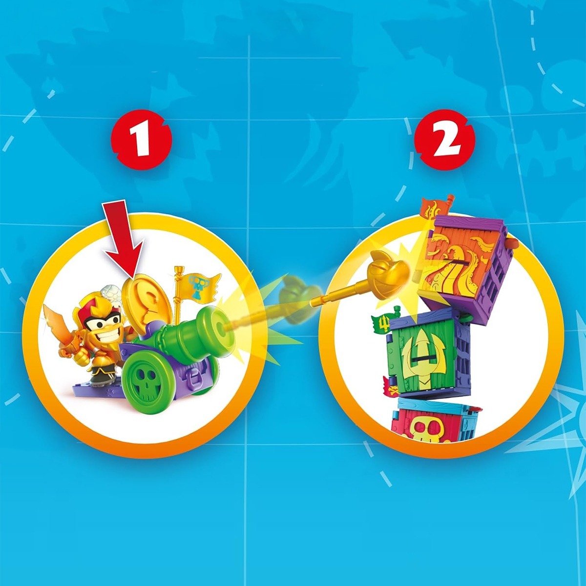 Игровой набор Piratix серии "Golden Treasure" - Пиратские приключения (PPX1D226IN00) фото 5