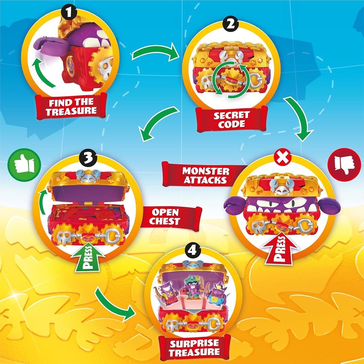 Игровой набор Piratix S - Сундук с сокравищами (PPXSP116IN00) фото 7