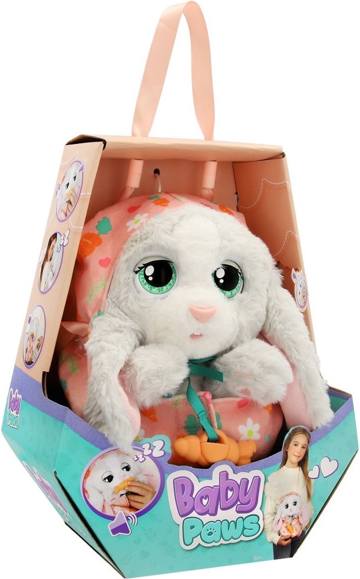 Інтерактивна іграшка Baby Paws – Зайченя (з аксесуарами) (927124IM)фото2