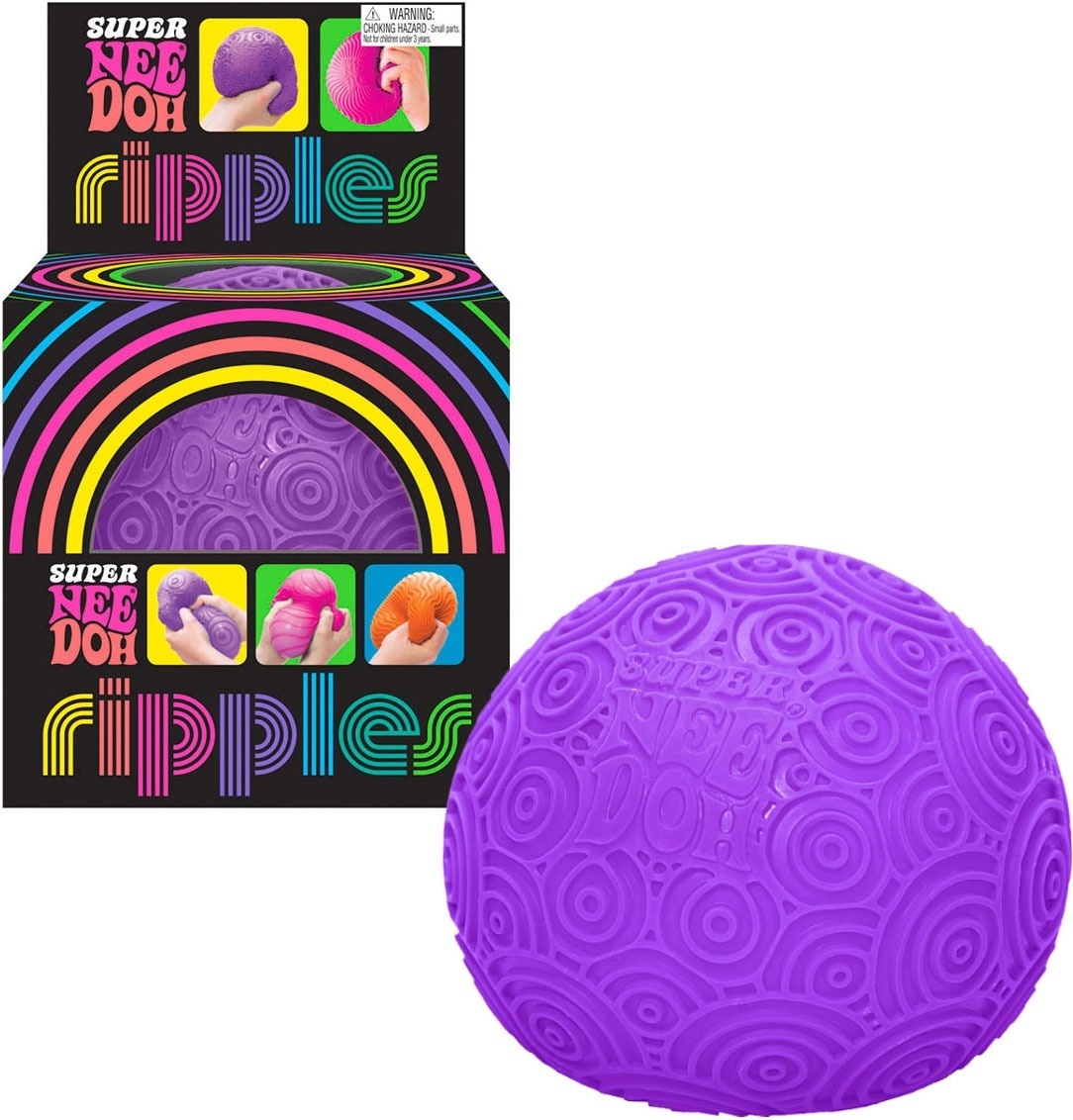 Іграшка-антистрес NeeDoh серії "Super" – яскраві кружки (пурпурний) (RSPND-4)фото