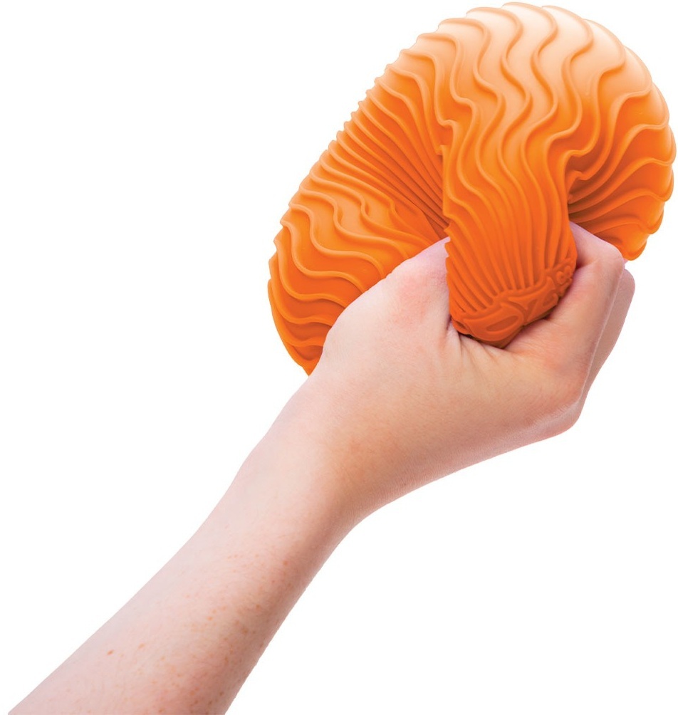 Іграшка-антистрес NeeDoh серії "Super" – яскраві хвилі (помаранчевий) (RSPND-5)фото2