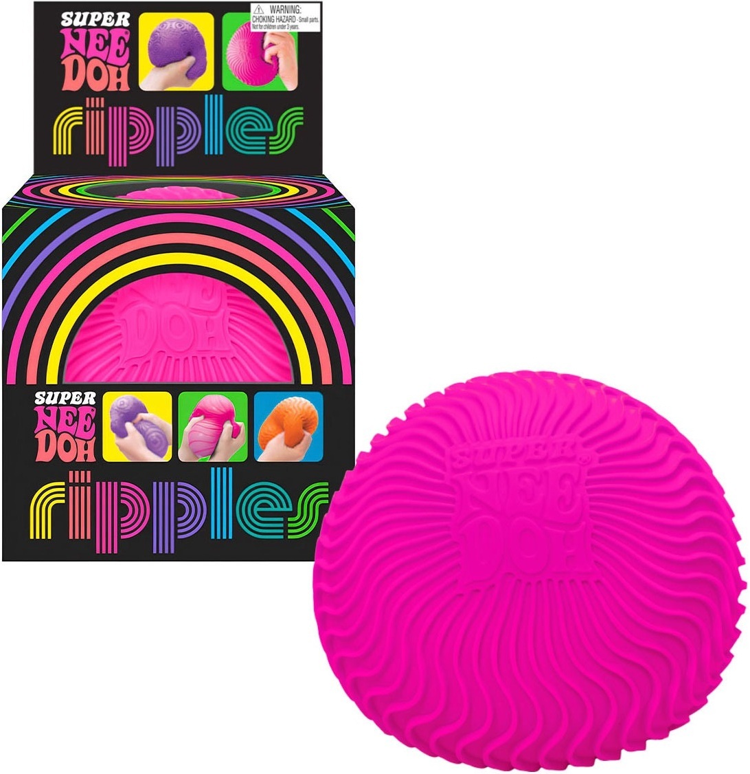 Іграшка-антистрес NeeDoh серії "Super" – яскраві хвилі (рожевий) (RSPND-6)фото3