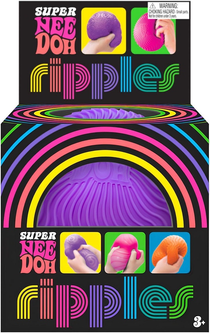 Іграшка-антистрес NeeDoh серії "Super" – яскраві хвилі (пурпурний) (RSPND-8)фото