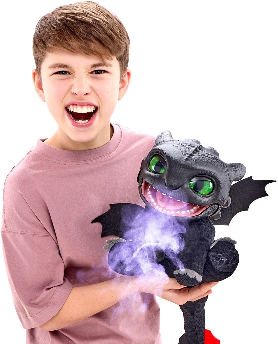 Інтерактивна м'яка іграшка Puppetronic by Real FX - Беззубик (HTTYD-1001-01)фото