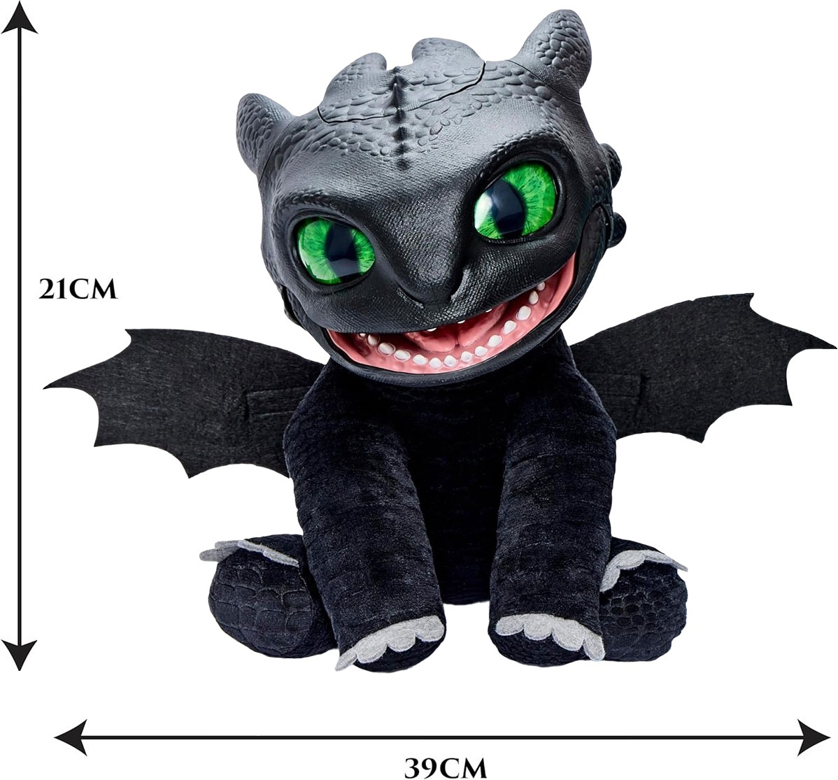 Інтерактивна м'яка іграшка Puppetronic by Real FX - Беззубик (HTTYD-1001-01)фото