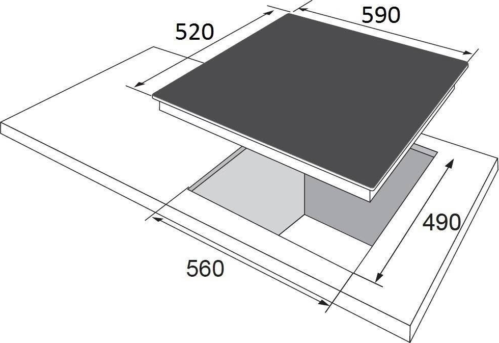 Комплект Hansa варочная поверхность + духовой шкаф FCGW683299фото3