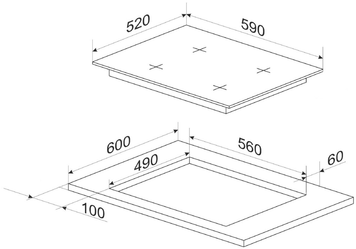 Комплект Hansa варочная поверхность + духовой шкаф FCGS68326фото3