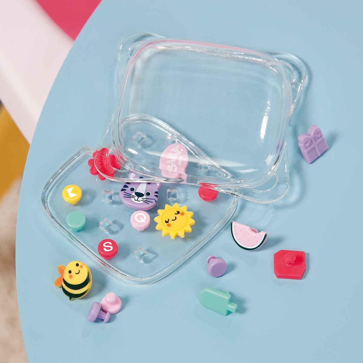 Нагрудник для куклы BABY born серии "Pinplay" – Стильное кормление (837221) фото 3