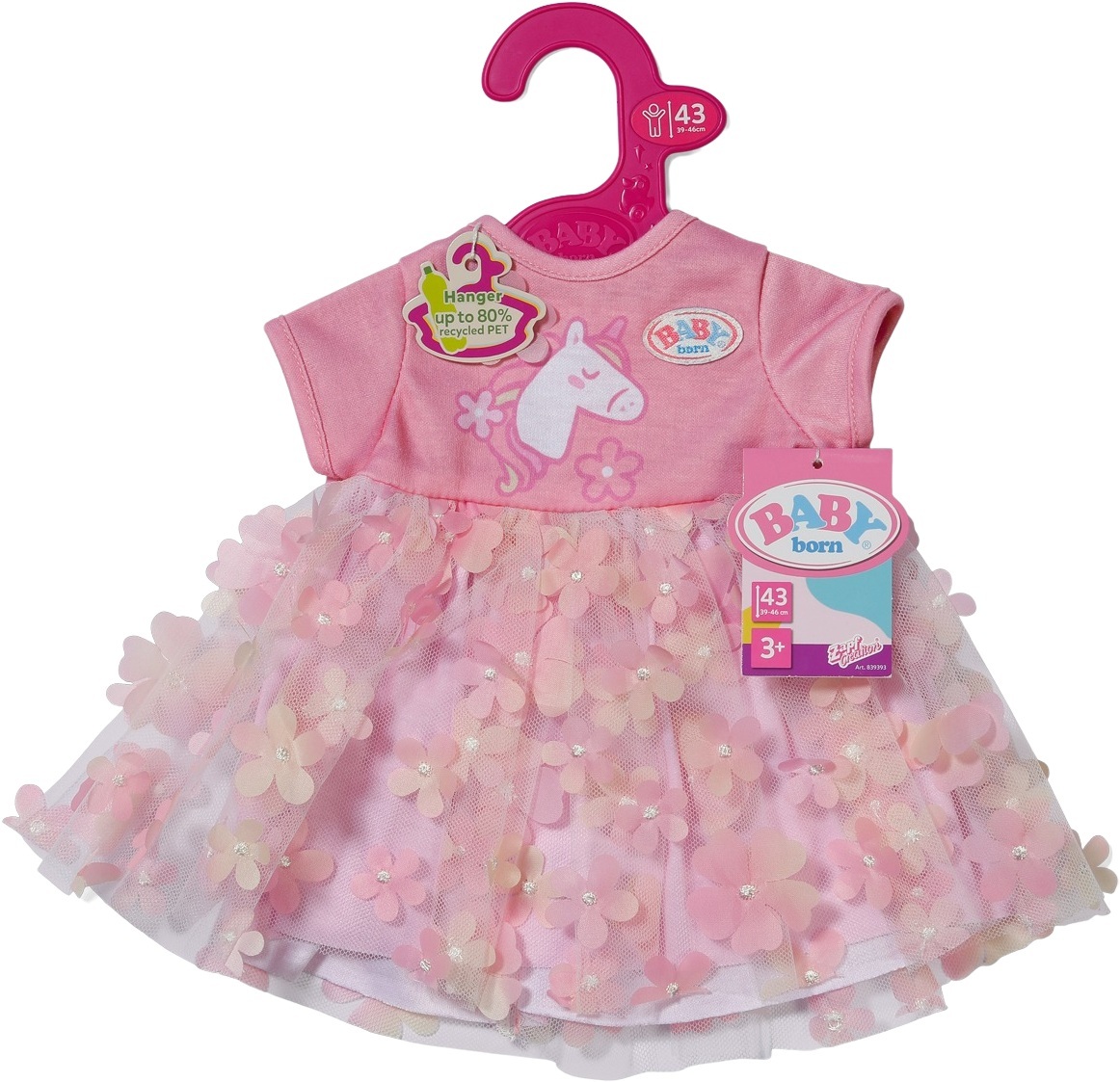 Одежда для куклы Baby born – ПлатьеЕ "Цветочные Мечты" (43 см) (839393) фото 2