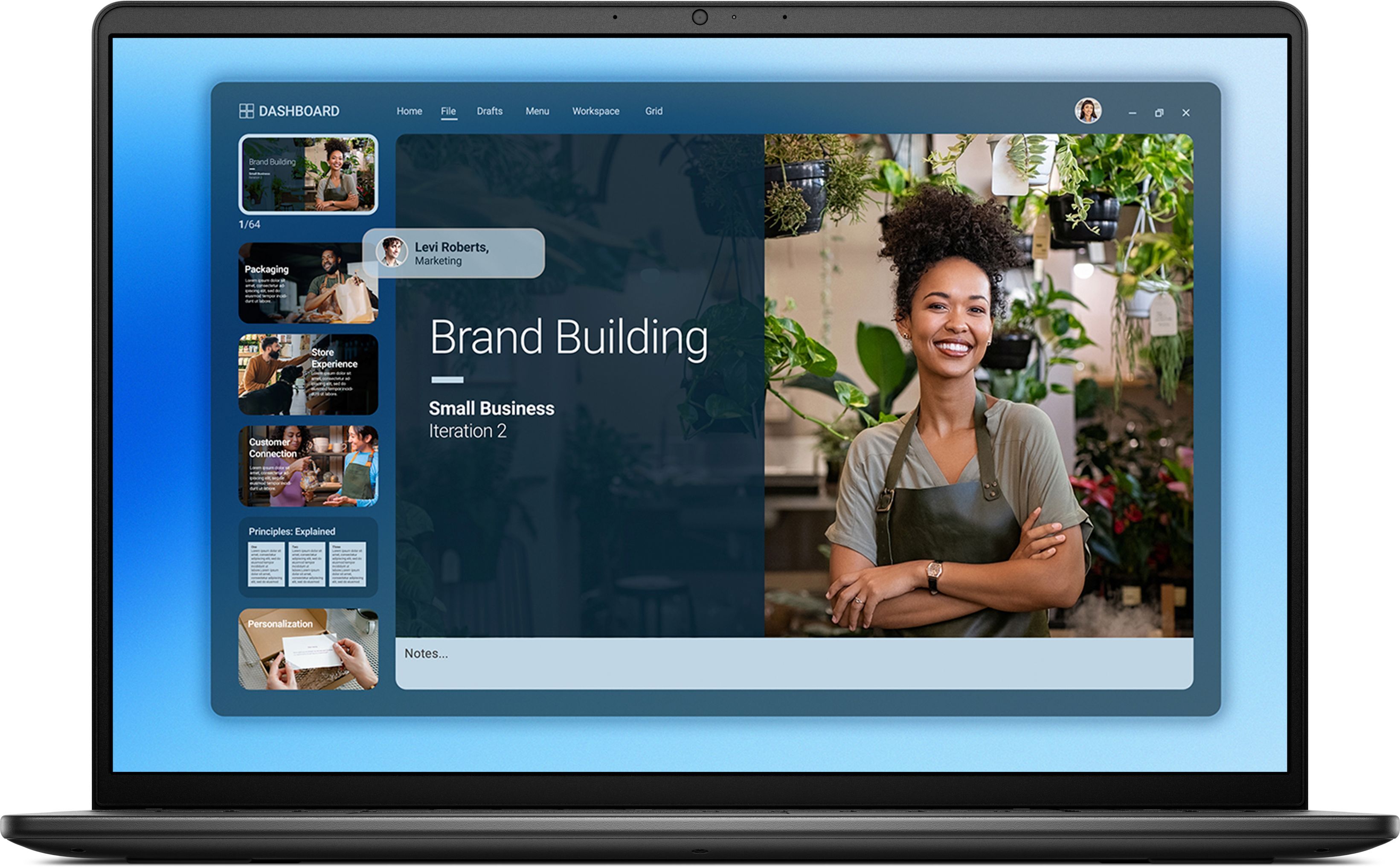 Ноутбук DELL 16 DC16250 (DC16250RPLU011UA_UBU) фото 4