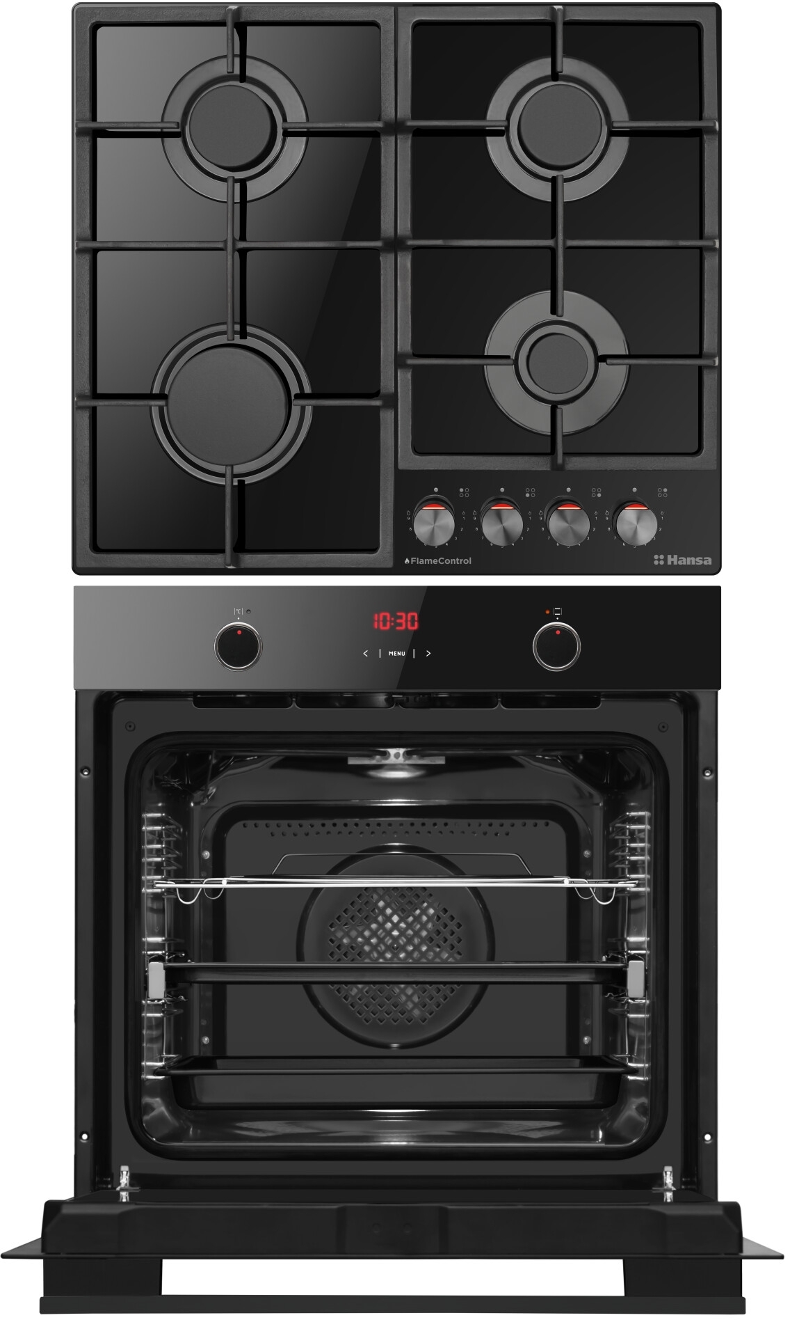 Комплект Hansa варочная поверхность + духовой шкаф FCGS69326фото2