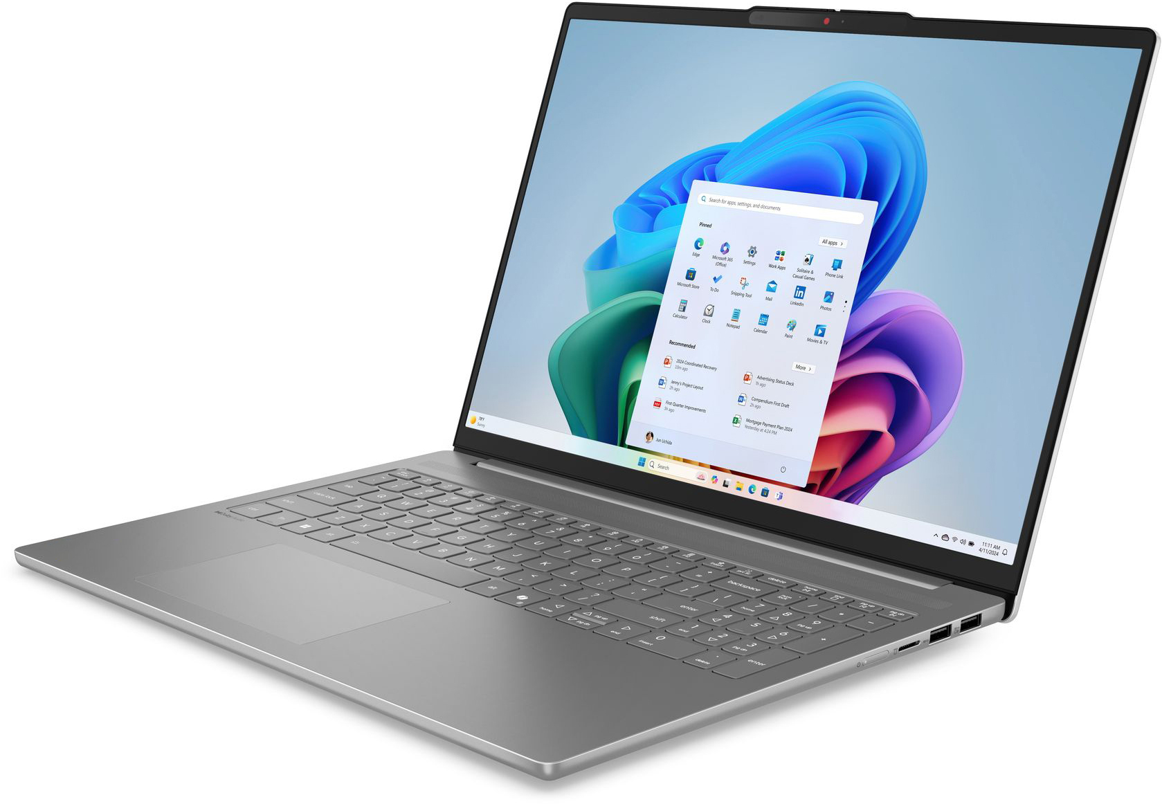 Ноутбук LENOVO IdeaPad Slim 5 16ARP10 Luna Grey (83HU0022RA) фото 3