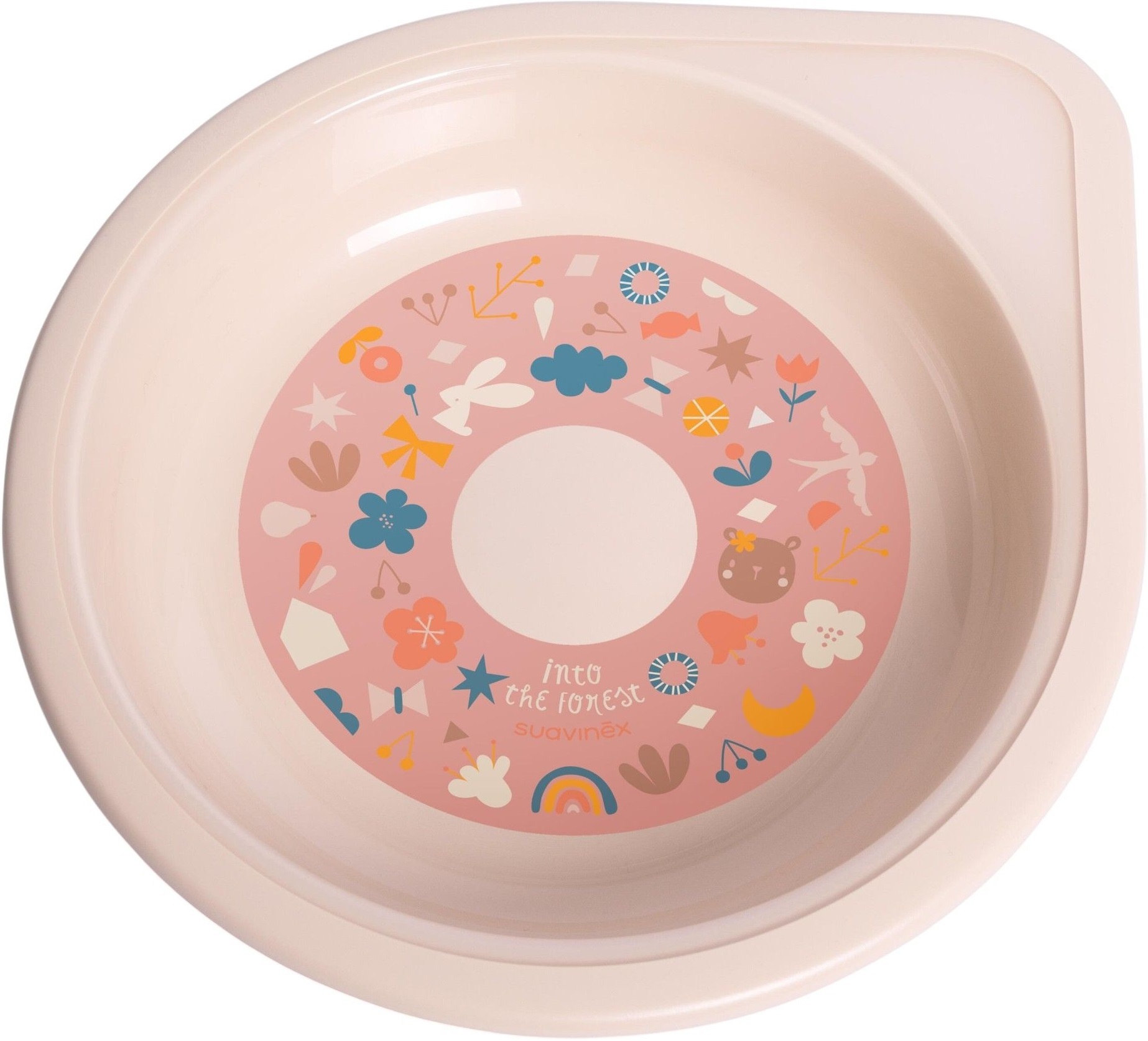 Набор посуды для кормления Suavinex "Лесные истории", розовый (306792) фото 2