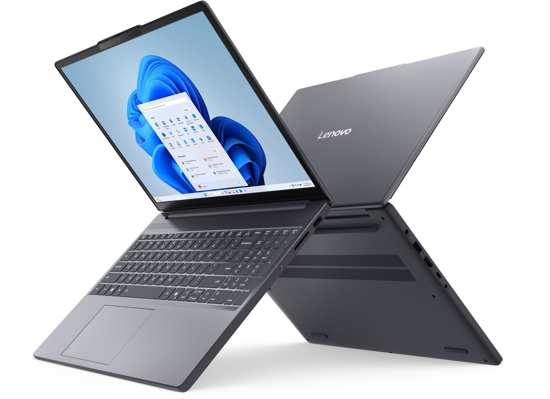 Ноутбук LENOVO IdeaPad Slim 3 15IRH10 Luna Grey (83K100QYRA) фото 16