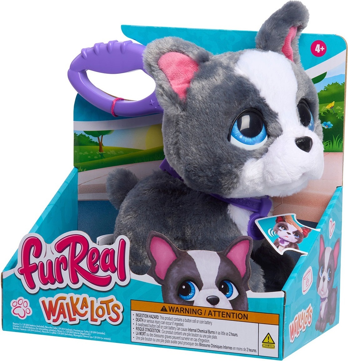 Интерактивная игрушка Furreal серии "Walk-a-Lots" – Французский бульдог (28161) фото 4