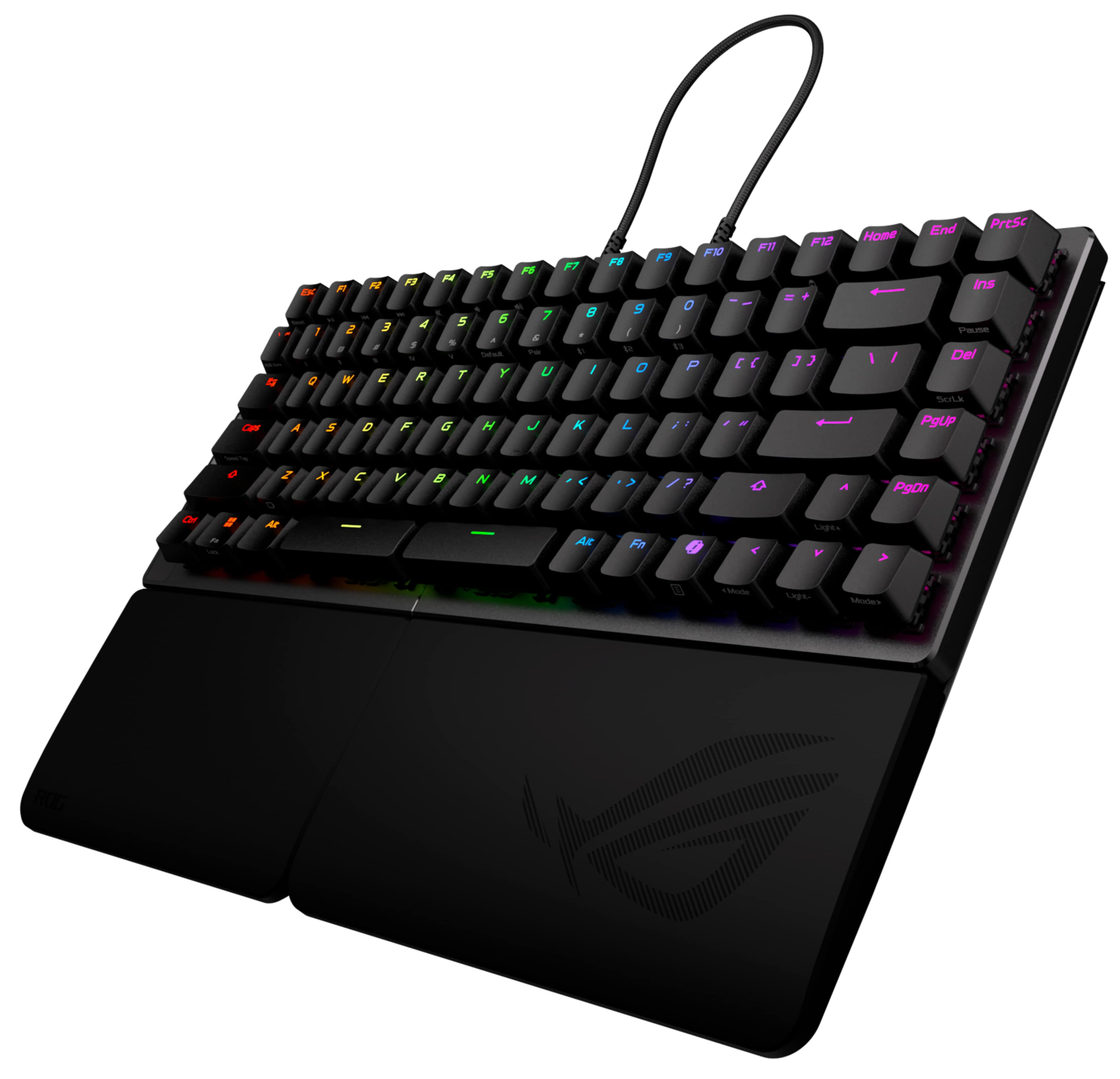 Игровая клавиатура ASUS ROG Falcata Split Magnetic Switch EN RGB Black (90MP043H-BKUA20) фото 