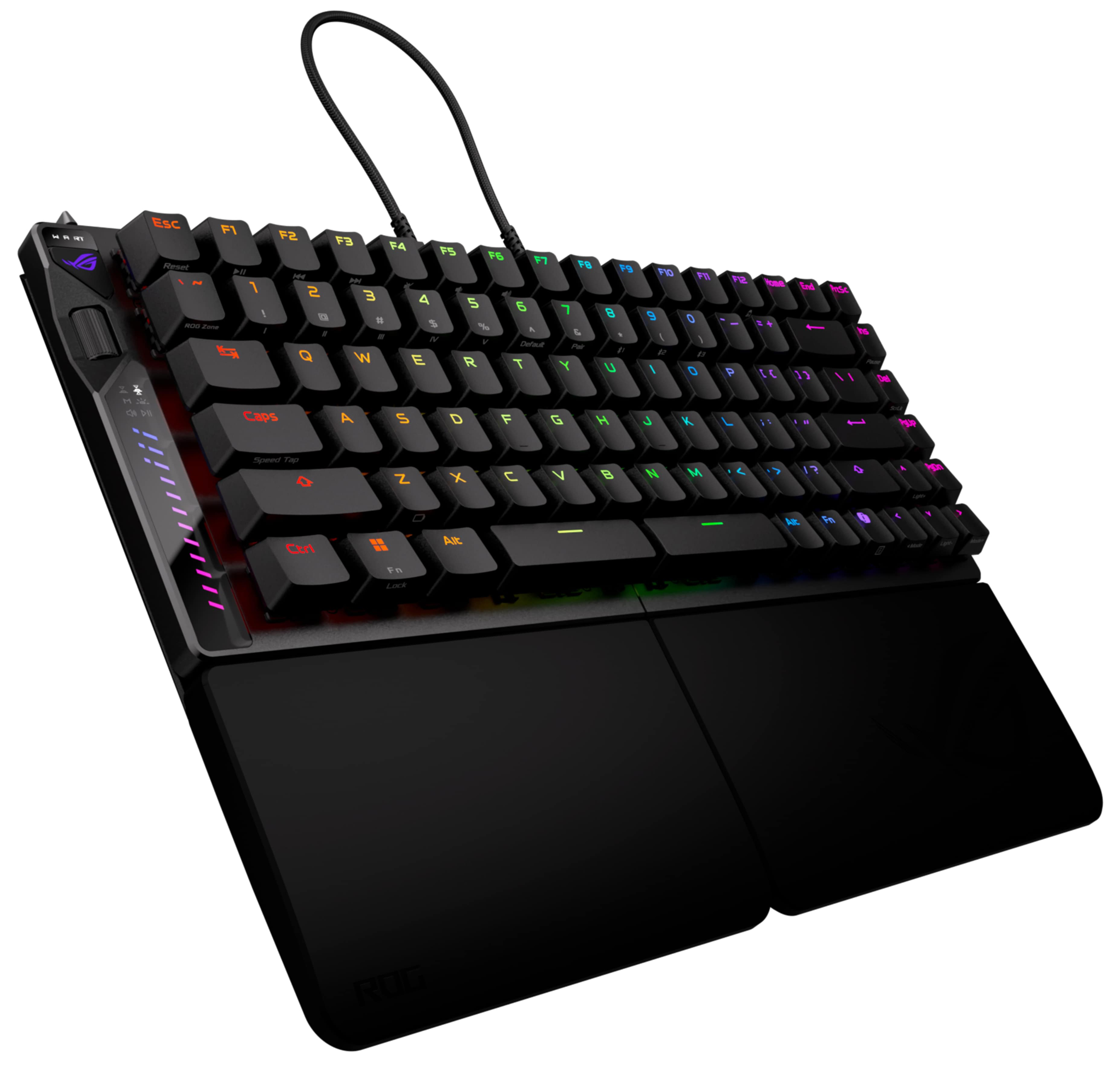 Игровая клавиатура ASUS ROG Falcata Split Magnetic Switch EN RGB Black (90MP043H-BKUA20) фото 
