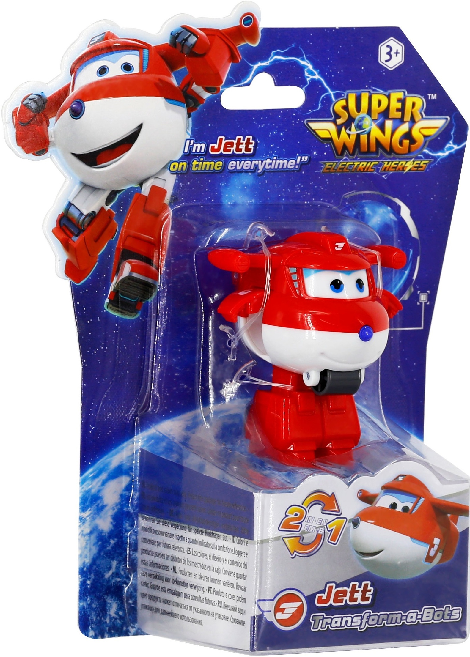 Игровая фигурка-трансформер Super Wings Transform-a-Bots Джетт (Jett) (EU780010) фото 13