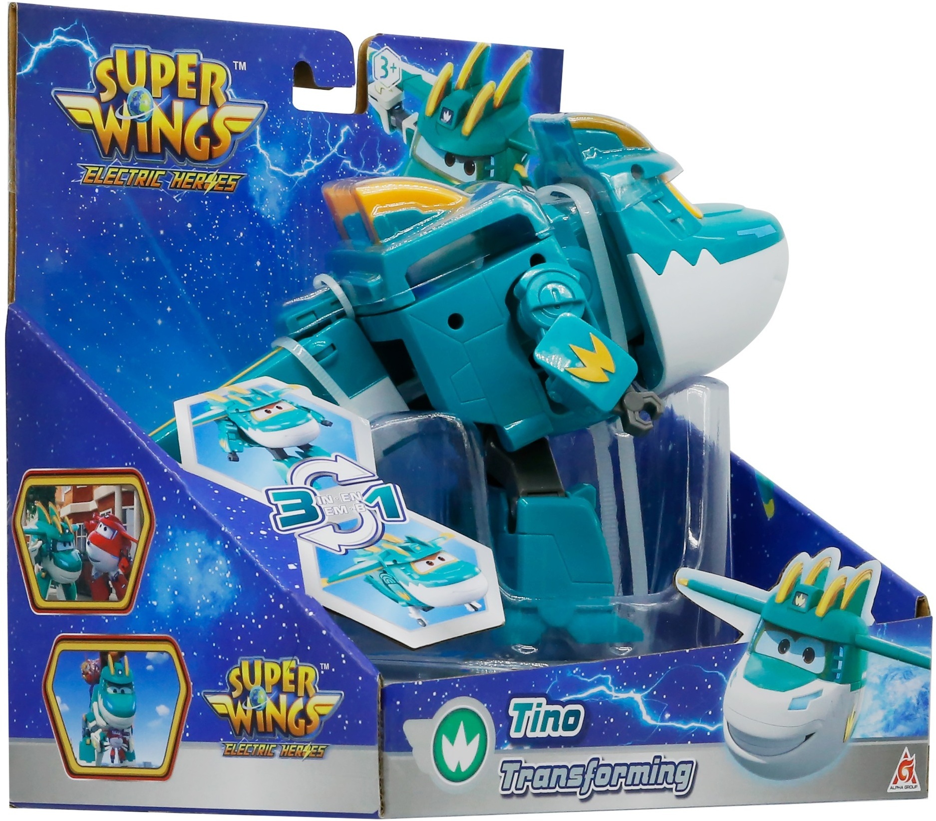 Игровая фигурка-трансформер Super Wings Transforming Тино (Tino) (EU780237) фото 8