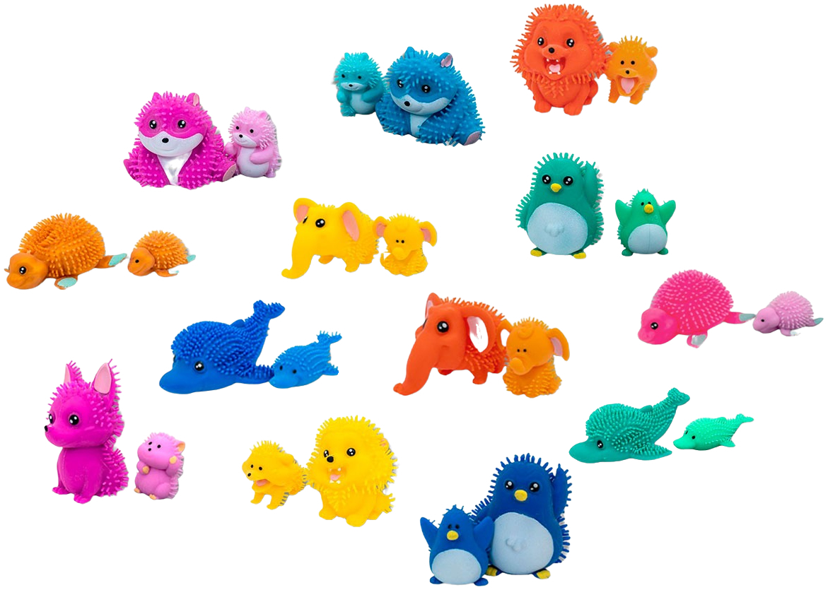 Стретч-іграшка у вигляді тварини серії «Softy friends» – Мила родинафото