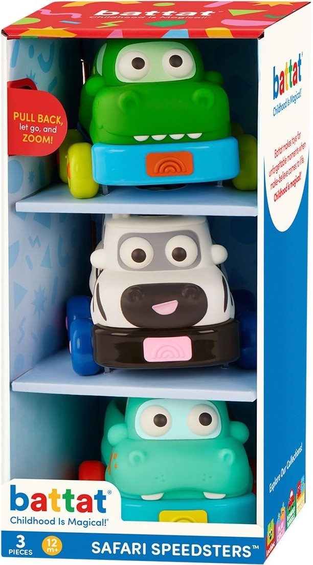 Игровой набор инерционных машинок Battat - Автопарк сафари (BT1835Z) фото 5