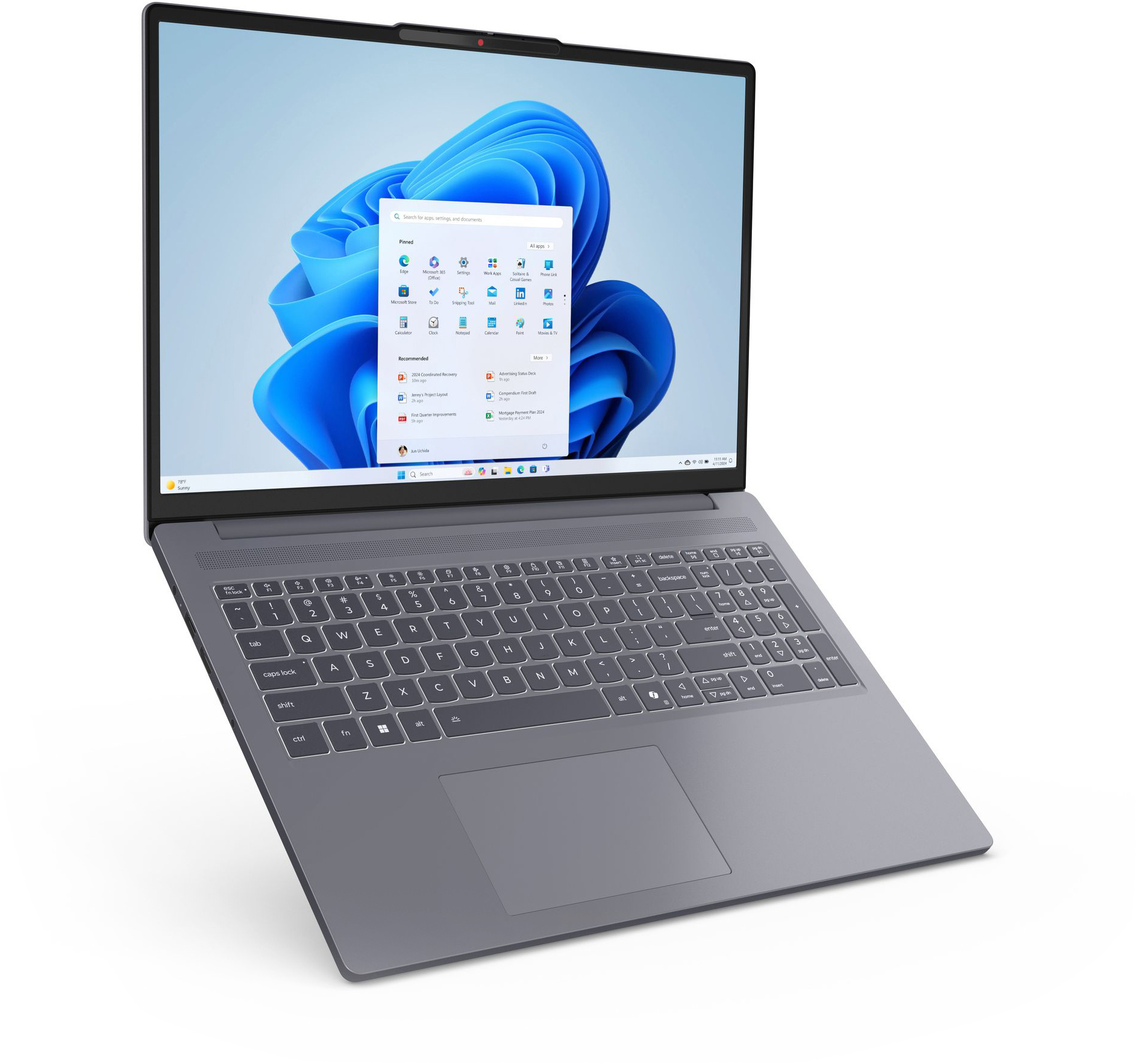 Ноутбук LENOVO IdeaPad Slim 3 16AHP10 Luna Grey (83KB002QRA)фото13