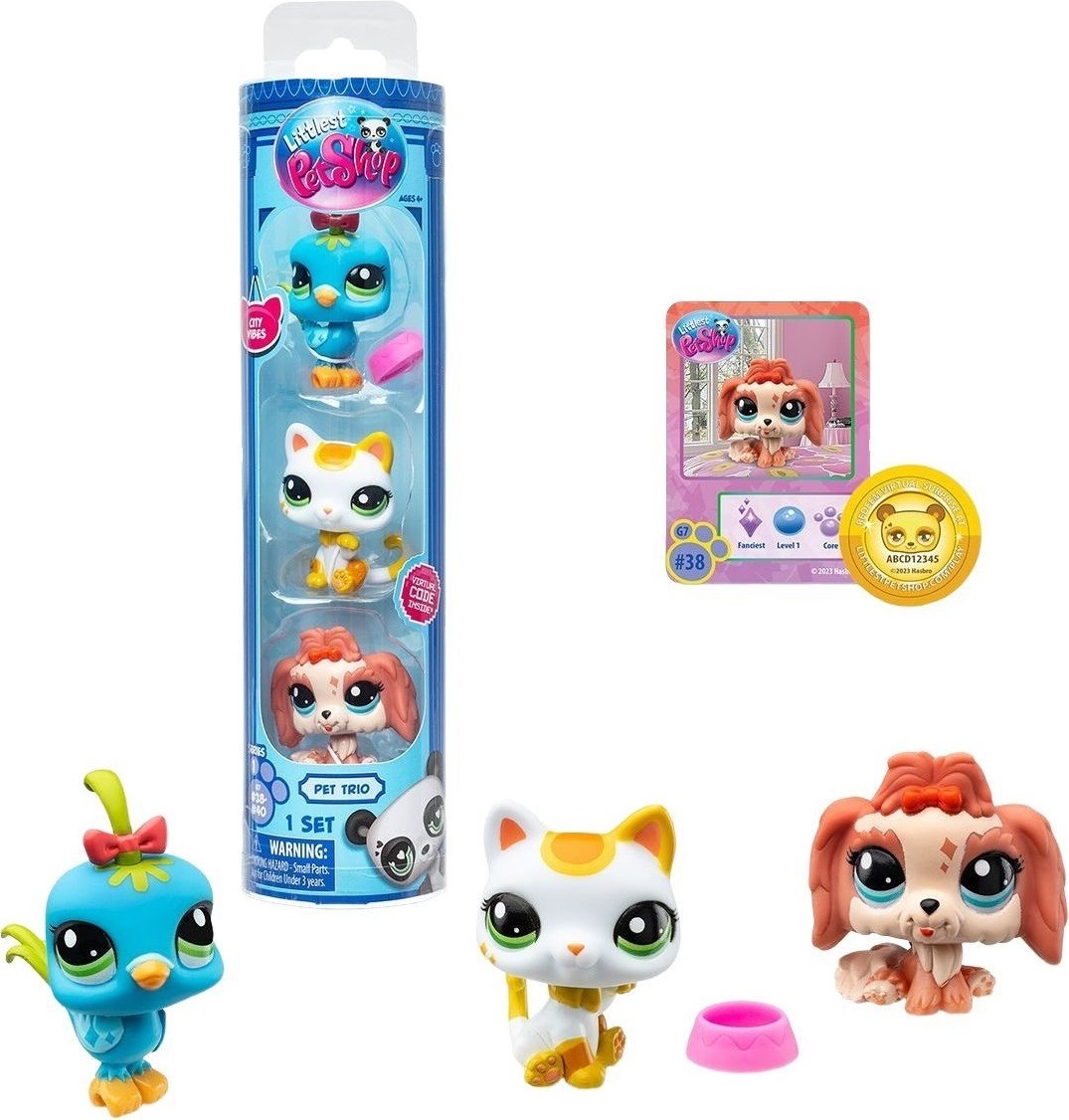 Игровой набор Littlest Pet Shop – Настроение города (3 фигурки, аксессуар.) (00551) фото 2