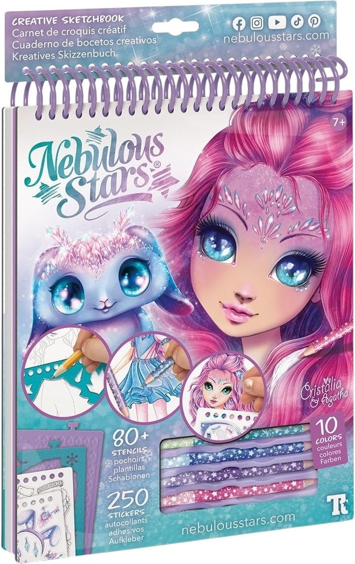 Набір для творчості Nebulous Stars – Скетчбук: Кристалія, мотиви самоцвітів (11140)фото3