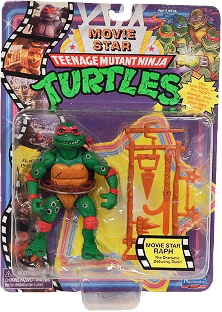 Фігурка серії Черепашки-Ниндзя Movie Star 1992 - Рафаель (12 cm) (81334)фото2