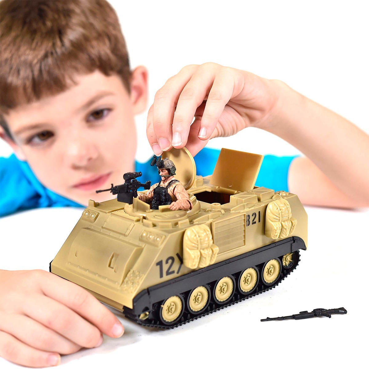 Ігровий набір Elite Force — Бронетранспортер M113 (БТР, фігурка, аксесуар.) (101857)фото6