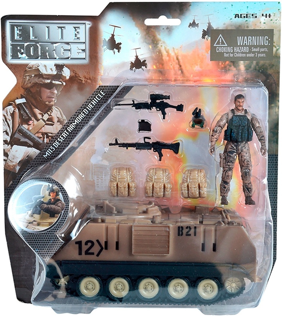 Ігровий набір Elite Force — Бронетранспортер M113 (БТР, фігурка, аксесуар.) (101857)фото7
