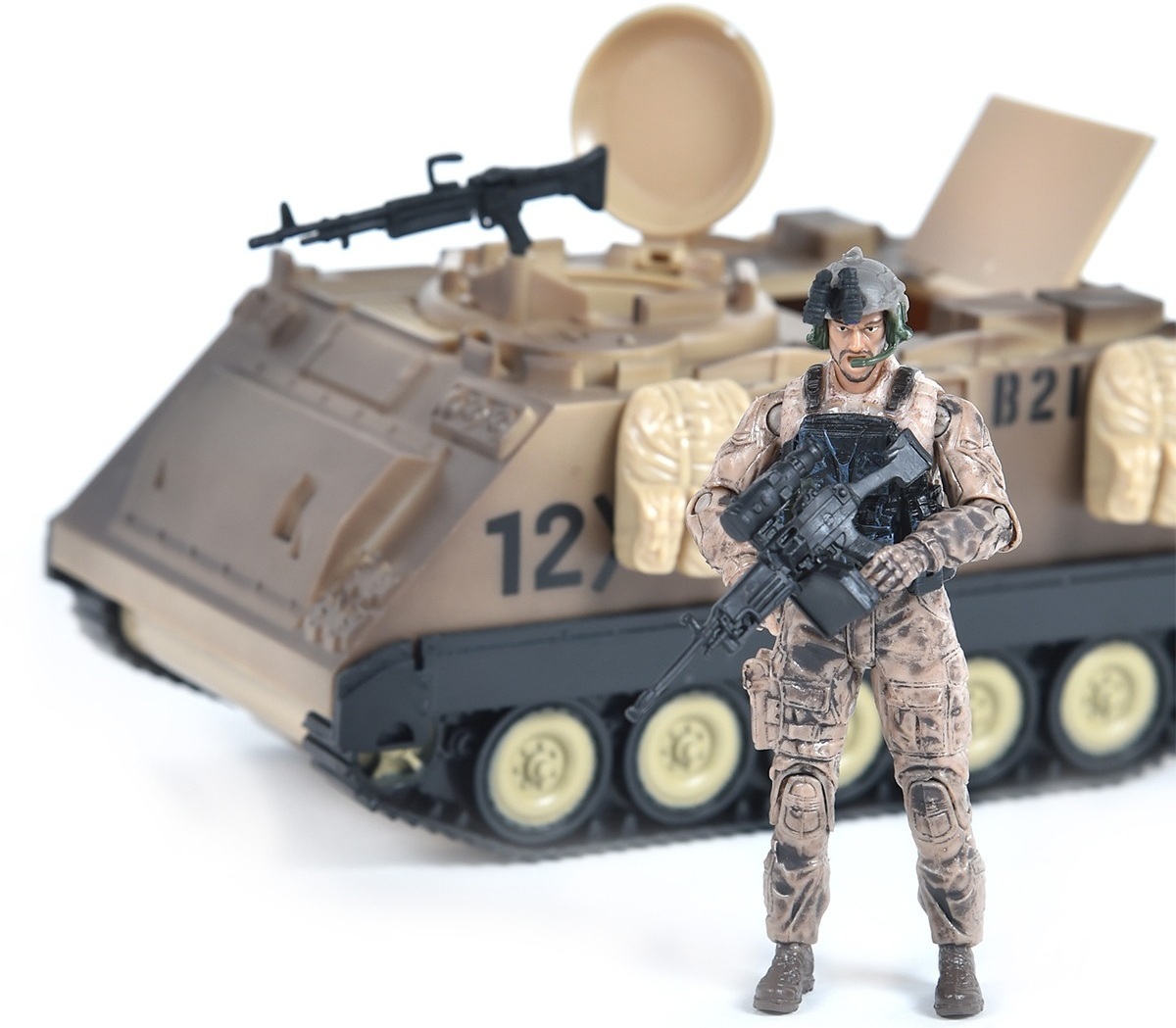 Ігровий набір Elite Force — Бронетранспортер M113 (БТР, фігурка, аксесуар.) (101857)фото5