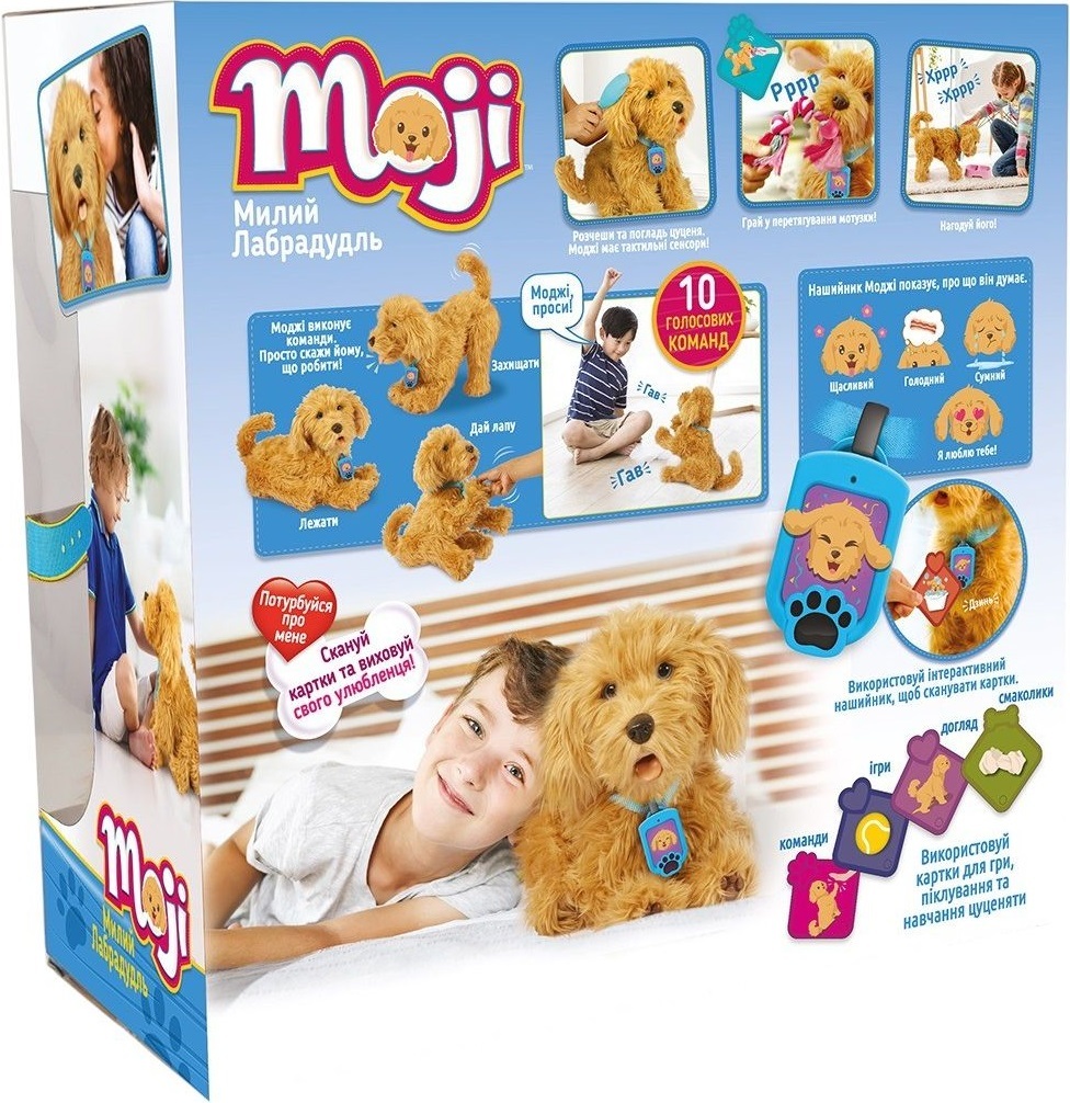 Интерактивная игрушка My Fuzzy Friends Лабрадудель Moji (укр. - анг.) (18207-UKR-ENG) фото 5