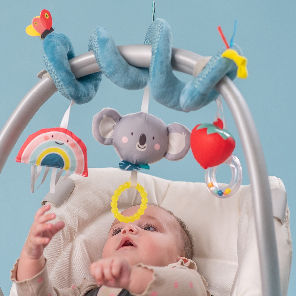 Спіраль для візочка та автокрісла колекції "Мрійливі коали" - ВЕСЕЛКА (12855)фото5