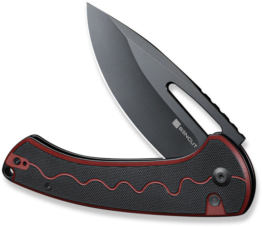 Ніж складаний Sencut Squiggy Burgundy/Black S24082A-3фото4