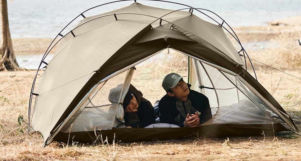 Палатка двухместная Naturehike CNK2300ZP040, коричневая фото 7