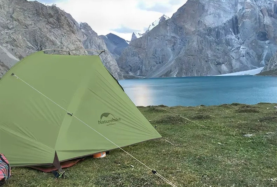 Намет двомісний Naturehike NH17T180-J, темний зеленийфото3