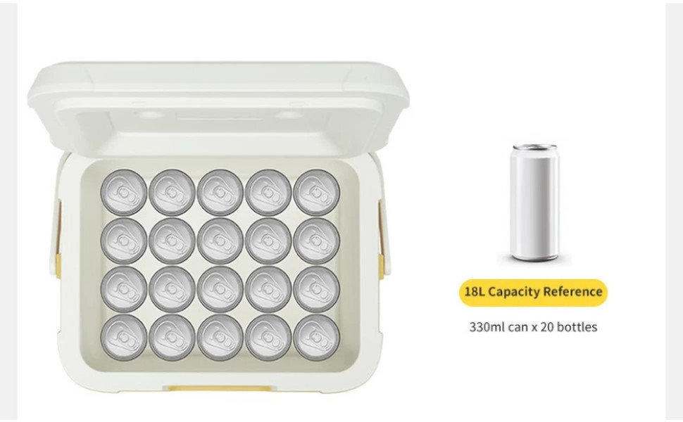 Туристичний холодильник 18л.Naturehike CNK2450CF012 жовтийфото2