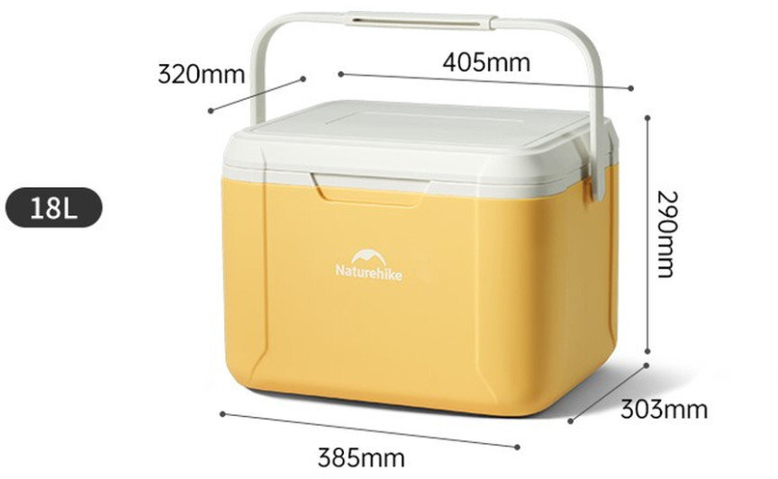 Туристичний холодильник 18л.Naturehike CNK2450CF012 жовтийфото4