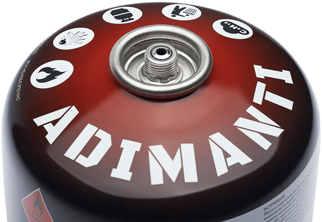 Газовий балон Adimanti 450гр (AD-G45)фото2
