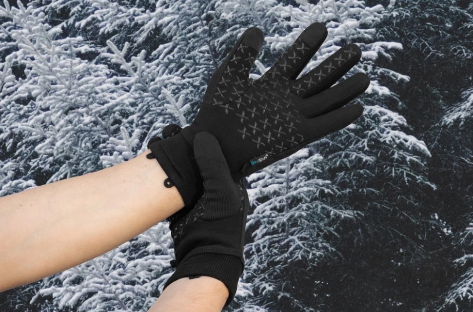 Перчатки водонепроницаемые Dexshell StretchFit Gloves черные DG90906BLK2.0-L фото 5