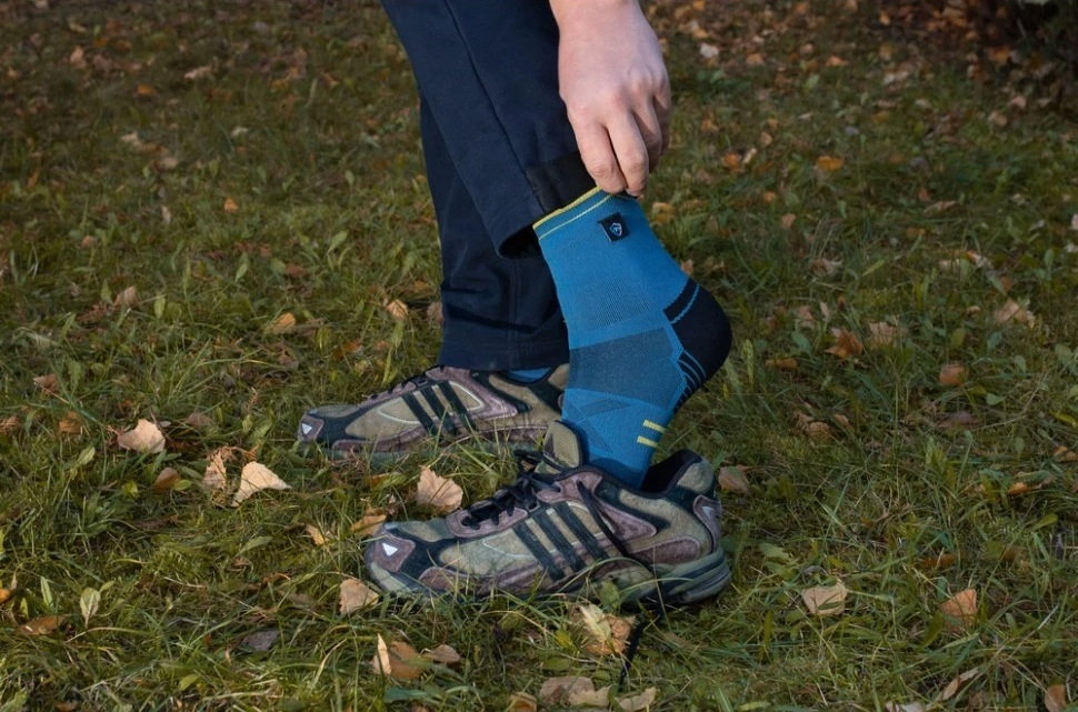 Носки водонепроницаемые Dexshell Running Lite 2.0 Socks темно-голубые L (43-46) фото