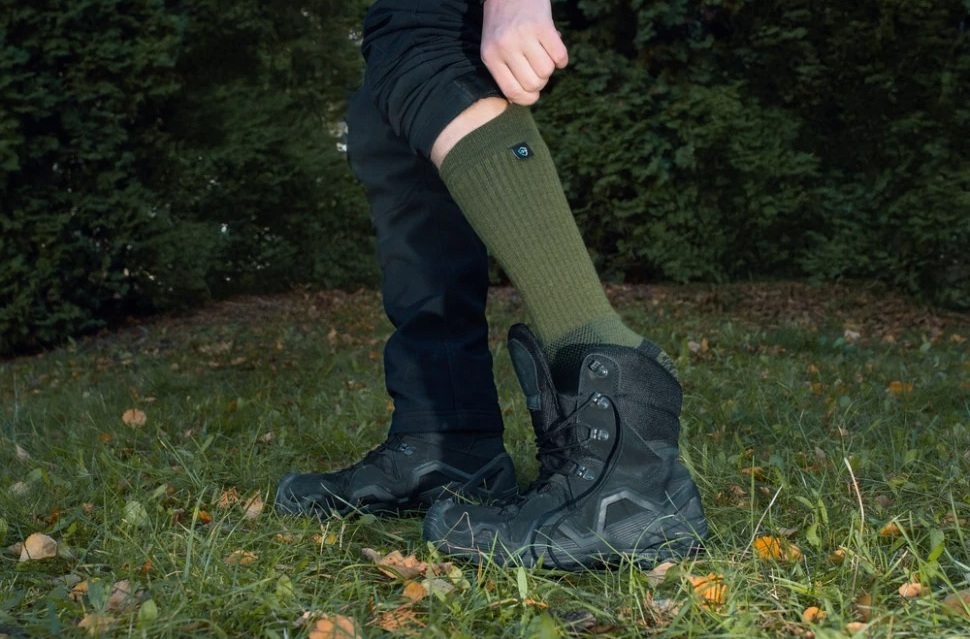 Шкарпетки водонепроникні чоловічі DexShell Terrain Walking 2.0 L (43-46) хакіфото