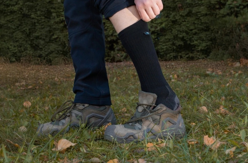 Носки Dexshell Terrain Walking 2.0 Socks черно-серые L (43-46) фото 6