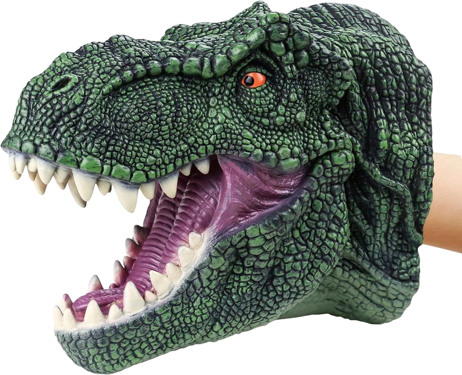 Іграшка-рукавичка Same Toy Тиранозавр темно-зелений (X311UT-1)фото2