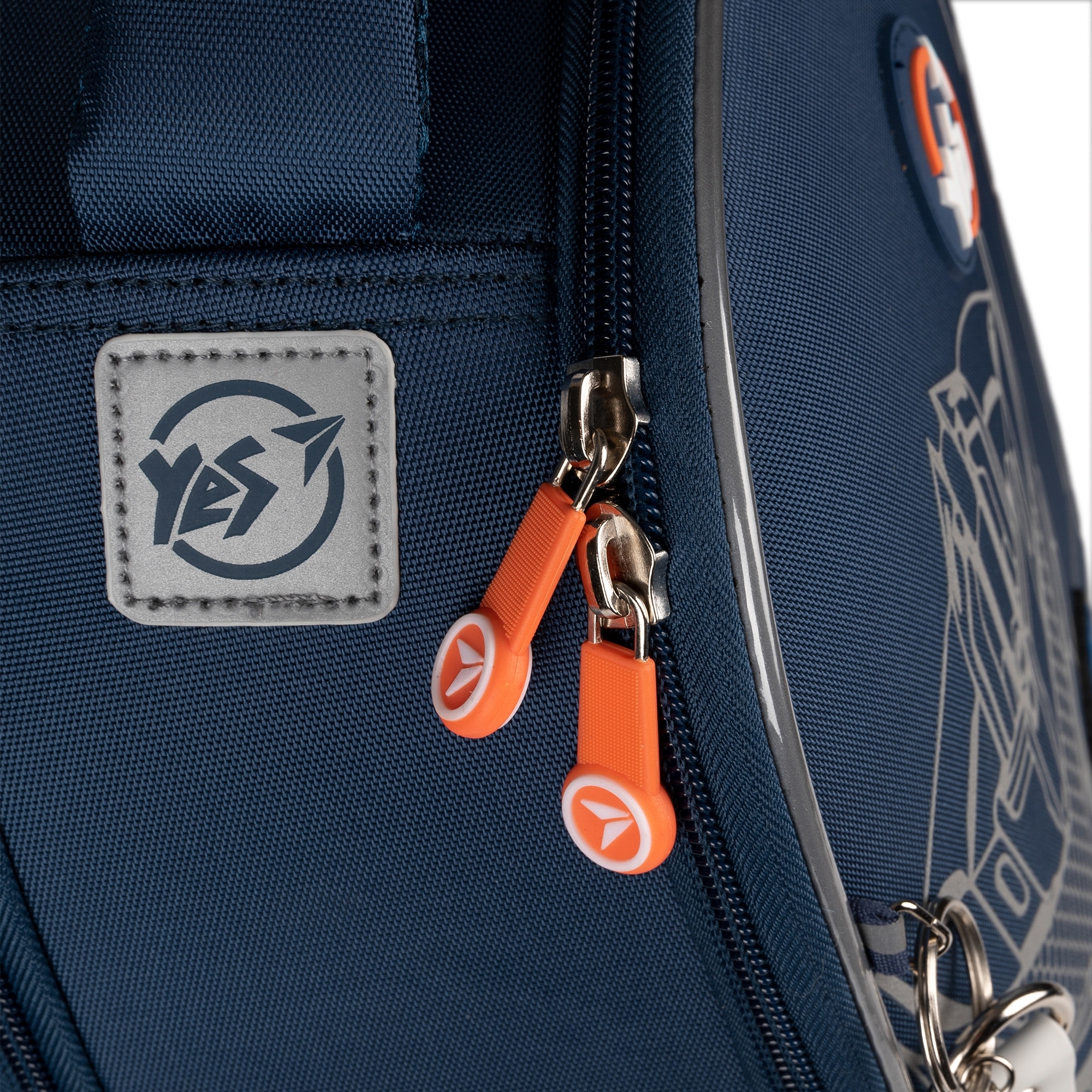 Рюкзак каркасный школьный Yes Fighter H-100 фото 