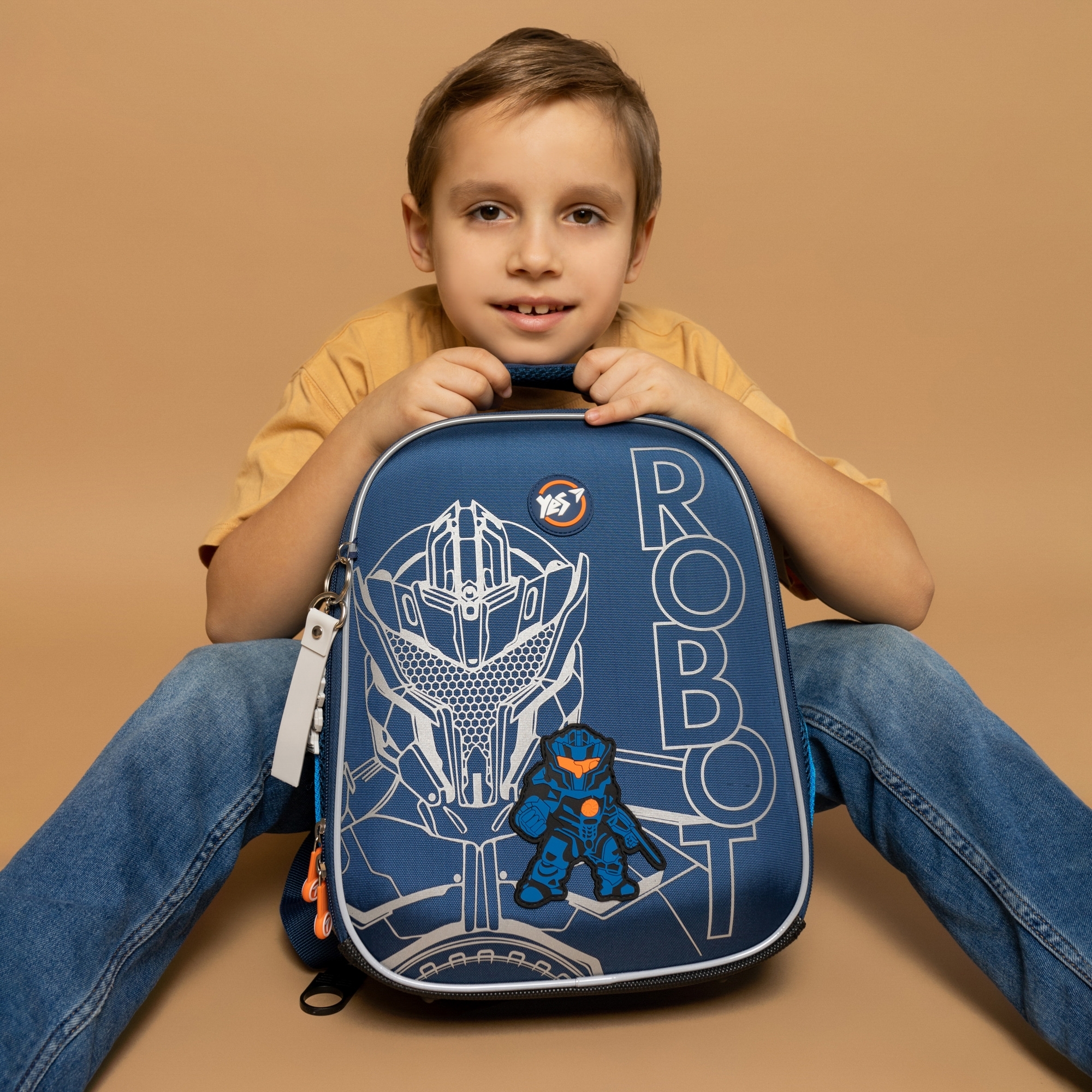 Рюкзак каркасный школьный Yes Fighter H-100 фото 