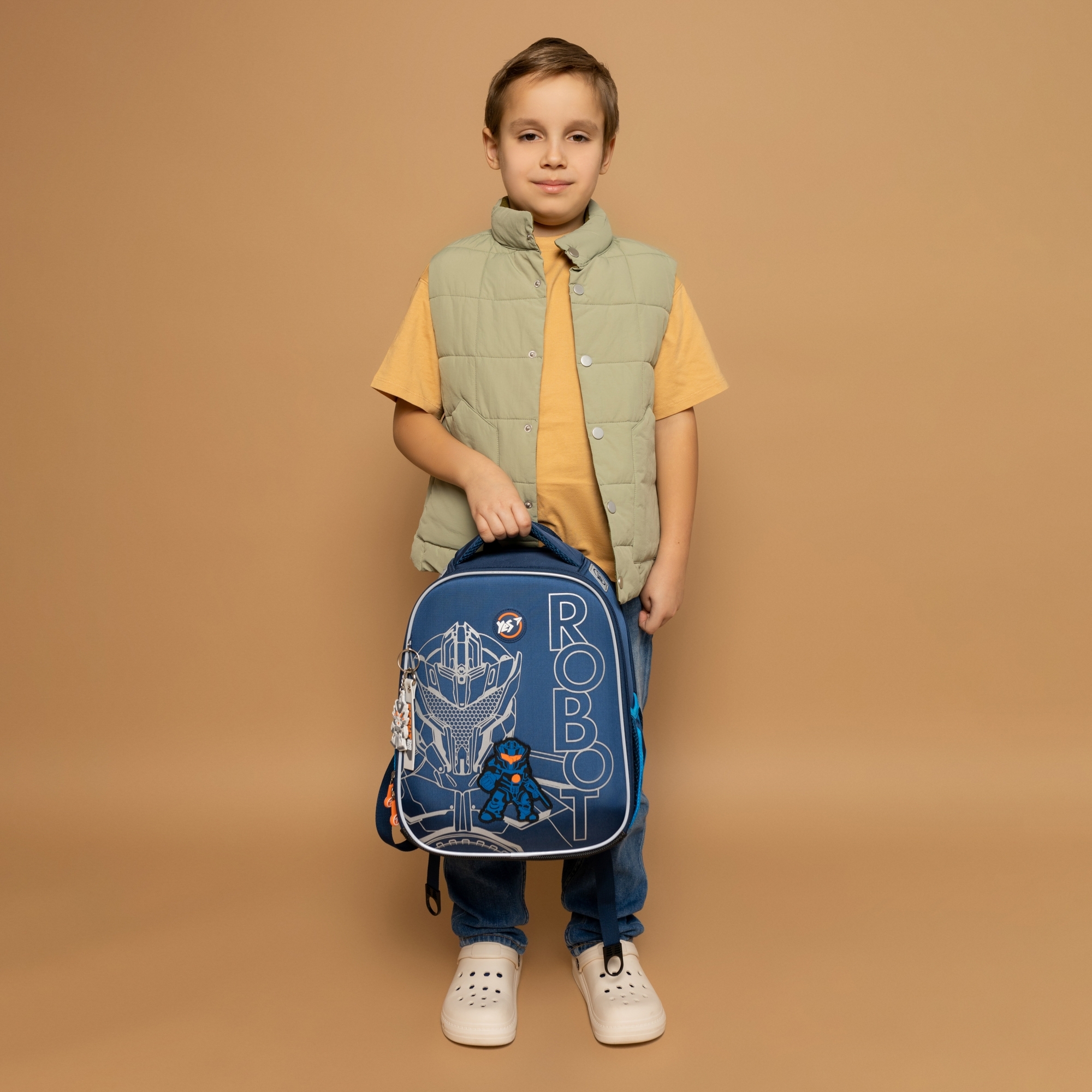 Рюкзак каркасный школьный Yes Fighter H-100 фото 